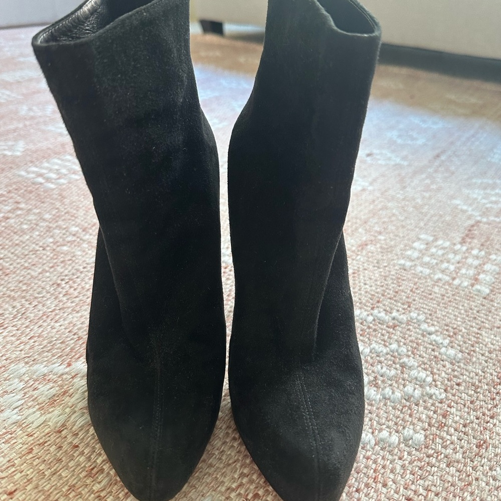 Christian Louboutin Suede 120mm Ankle Heels Size 37 (7 US) - Picture 4 of 9